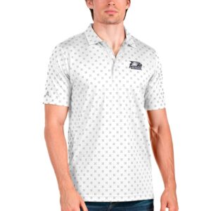 Men's Antigua White/Steel Georgia Southern Eagles Spark Polo