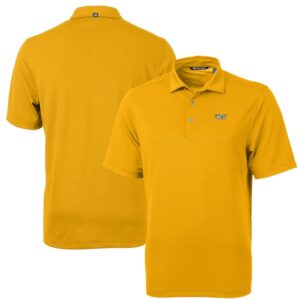 Men's Cutter & Buck Gold VCU Rams Virtue Eco Pique Recycled Polo