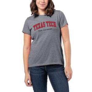 Women's League Collegiate Wear Heather Gray Texas Tech Red Raiders Intramural Classic T-Shirt