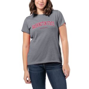 Women's League Collegiate Wear Heather Gray Washington State Cougars Intramural Classic T-Shirt
