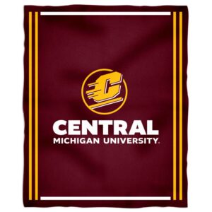 Cent. Michigan Chippewas 36'' x 48'' Children's Mascot Plush Blanket