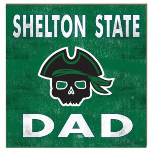 Shelton State Buccaneers 10" x 10" Dad Plaque