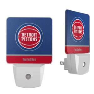 Detroit Pistons Personalized Two-Piece Nightlight Set
