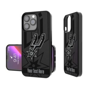 San Antonio Spurs Personalized Tilt Design iPhone Bump Case