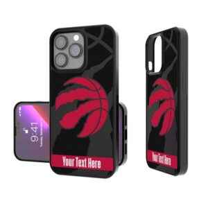 Toronto Raptors Personalized Tilt Design iPhone Bump Case