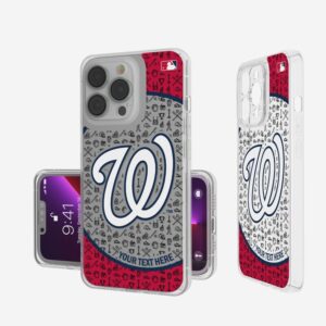Washington Nationals Circle Design iPhone Clear Case