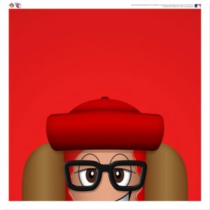 Ketchup Cleveland Guardians 12'' x 12'' Minimalist Mascot Poster Print