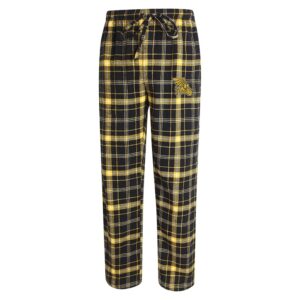 Men's Concepts Sport Black/Gold Missouri Western State Griffons Ultimate Flannel Pants