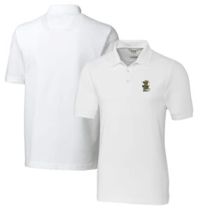 Men's Cutter & Buck White Wichita State Shockers Vault Advantage Tri-Blend Pique Big & Tall Polo