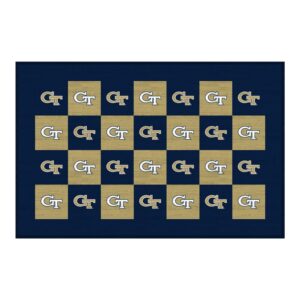 Georgia Tech Yellow Jackets 30'' x 46'' Checkerboard Floor Mat