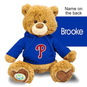 Blue Philadelphia Phillies Personalized Plush Polly Bear