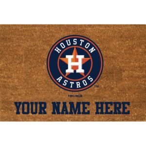 Houston Astros 23'' x 35'' Personalized Door Mat