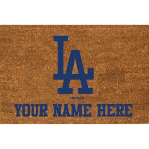 Los Angeles Dodgers 23'' x 35'' Personalized Door Mat