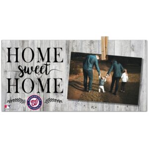 Washington Nationals 6'' x 12'' Home Sweet Home Clip Frame