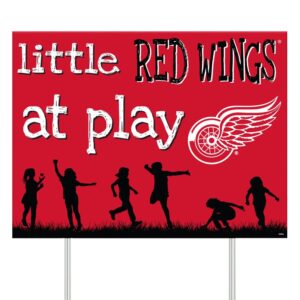 Detroit Red Wings 24" x 18" Little Fans At Play Yard Sign