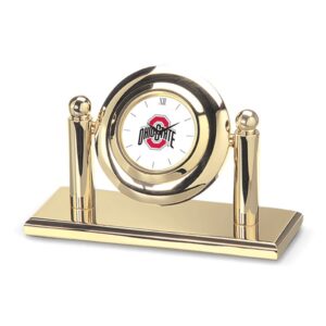 Gold Ohio State Buckeyes Team Arcade Desk Clock