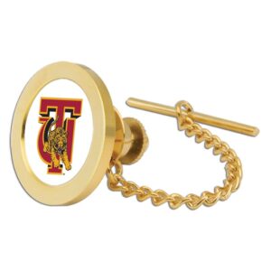 Gold Tuskegee Golden Tigers Team Logo Tie Tack/Lapel Pin