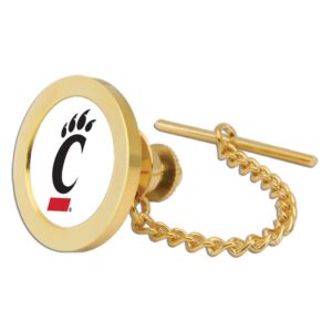 Gold Cincinnati Bearcats Team Logo Tie Tack/Lapel Pin