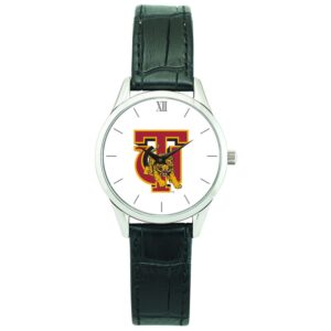 Women's Silver Tuskegee Golden Tigers Stainless Steel Wristwatch