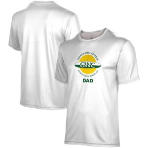 Men's ProSphere White Golden West College Dad T-Shirt