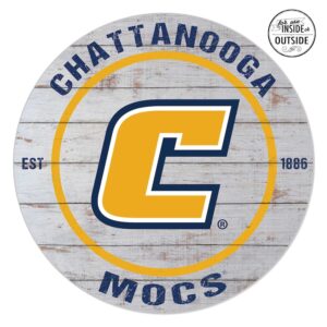 Tennessee Chattanooga Mocs 20'' x 20'' Indoor/Outdoor Weathered Circle Sign