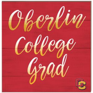 Oberlin Yeomen 10'' x 10'' Grad Plaque