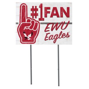 Eastern Washington Eagles 18'' x 24'' #1 Fan Yard Sign