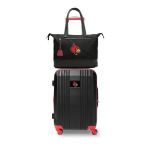 MOJO Louisville Cardinals Premium Laptop Tote Bag and Luggage Set