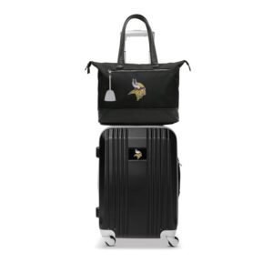 MOJO Minnesota Vikings Premium Laptop Tote Bag and Luggage Set