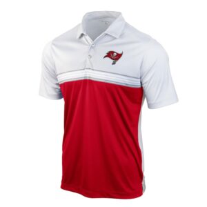 Men's Antigua White/Red Tampa Bay Buccaneers Answer Polo