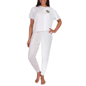 Women's Concepts Sport Cream UCF Knights Team Logo Brightside Top & Pants Set