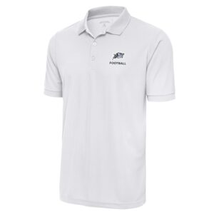 Men's Antigua White Navy Midshipmen Football Big & Tall Legacy Pique Polo