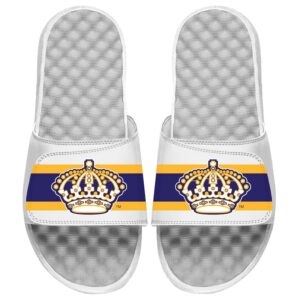 Men's ISlide White Los Angeles Kings Special Edition 2.0 Slide Sandals
