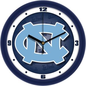 North Carolina Tar Heels 11.5'' Suntime Premium Glass Face Dimension Wall Clock