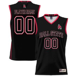 Youth Game Day Greats Black Ball State Cardinals NIL Pick-A-Player Lightweight Men's Basketball Jersey