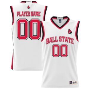 Youth Game Day Greats White Ball State Cardinals NIL Pick-A-Player Lightweight Men's Basketball Jersey