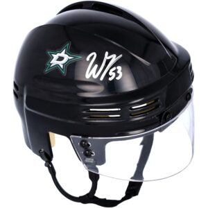 Wyatt Johnston Dallas Stars Autographed Black Mini Helmet