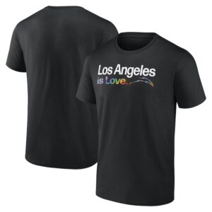 Men's Black Los Angeles Chargers City Pride Team T-Shirt