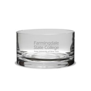 SUNY Farmingdale State Rams 3'' x 5.5'' Petite Candy Bowl