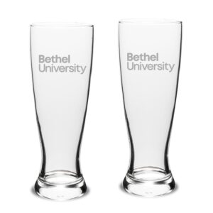 Bethel Wildcats 23oz. 2-Piece University Pilsner Glass Set