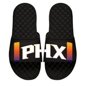 Men's ISlide Black Phoenix Suns Statement Slide Sandals