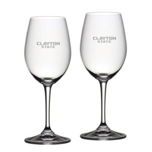 Clayton State Lakers 20oz. 2-Piece Riedel Red Wine Glass Set