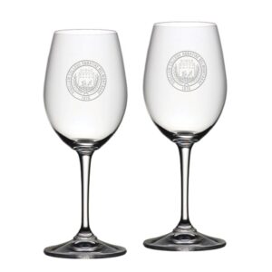 Belmont Abbey Crusaders 20oz. 2-Piece Riedel Red Wine Glass Set