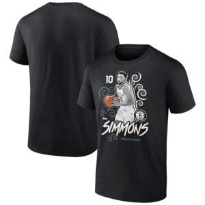 Men's Ben Simmons Black Brooklyn Nets Competitor T-Shirt
