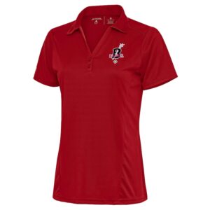 Women's Antigua Red Birmingham Black Barons Tribute Polo