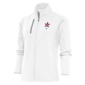 Women's Antigua White Detroit Stars Generation Full-Zip Jacket