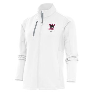 Women's Antigua White Detroit Wolves Generation Full-Zip Jacket