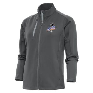 Women's Antigua Charcoal Newark Eagles Generation Full-Zip Jacket