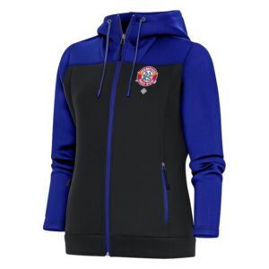 Women's Antigua Royal/Charcoal Memphis Red Sox Protect Full-Zip Hoodie Jacket