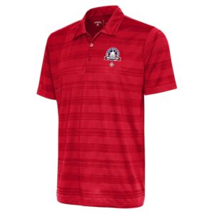 Men's Antigua Red Washington Black Senators Compass Polo
